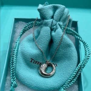 Authentic Tiffany & Co. Peretti Eternal Circle Pendant